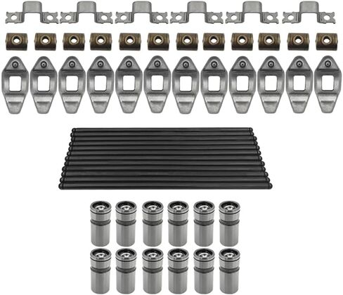 Pushrods Rocker Arm and Lifter Set Fits for Jeep Wrangler Grand Cherokee Comanche Wagoneer 242ci 4.0L 1987-2006, Replace RK-551-2, PR-437, MPR437S, HT2011, VL89, 9950127 in Saudi Arabia