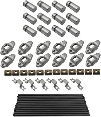 Pushrods Rocker Arm and Lifter Set Fits for Jeep Wrangler Grand Cherokee Comanche Wagoneer 242ci 4.0L 1987-2006, Replace RK-551-2, PR-437, MPR437S, HT2011, VL89, 9950127 in Saudi Arabia