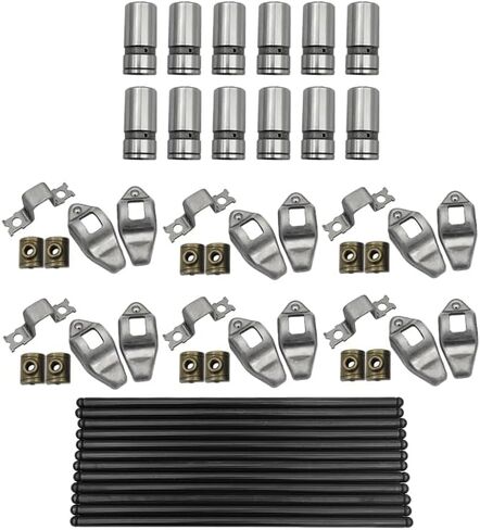 Pushrods Rocker Arm and Lifter Set Fits for Jeep Wrangler Grand Cherokee Comanche Wagoneer 242ci 4.0L 1987-2006, Replace RK-551-2, PR-437, MPR437S, HT2011, VL89, 9950127 in Saudi Arabia