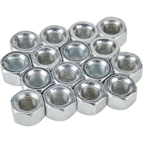 Speedway Motors Stock SBC Rocker Arm Nuts مجموعة كاملة من 16 لمسامير 3/8-24 NF، فولاذ متين مع لمسة نهائية مطلية بالزنك، أجهزة بديلة على طراز المخزون in Kuwait