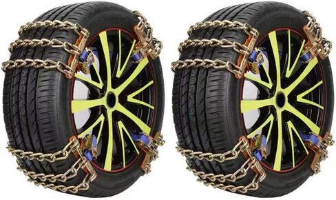 8pcs Car Snow Chains for Honda HR-V EV 2025 Wear Resistant Portable Tire Chain Sprocket Alloy Steel Anti Slip chains Reusable in Saudi Arabia