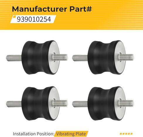 M MATI 4 قطعة صدمة جبل ل Multiquip MVC80VH/VHW MVC-64VH/VHW MVC70E/EW MVC82VH/VHW 939010254 in Kuwait