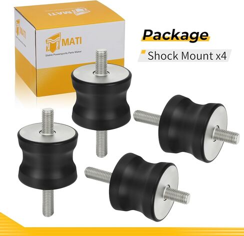 M MATI 4 قطعة صدمة جبل ل Multiquip MVC80VH/VHW MVC-64VH/VHW MVC70E/EW MVC82VH/VHW 939010254 in Kuwait