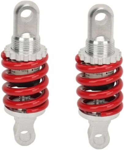 ‌2 قطعة ممتص الصدمات الخلفي - زنبرك تعليق من سبائك الألومنيوم للسكوتر الكهربائي Kugoo M2، مسافة فتحة 100 مم، ممتص صدمات الدراجة النارية قابل للتعديل in Kuwait