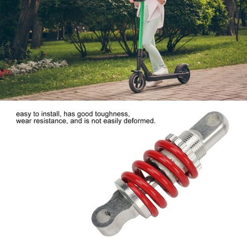 ‌2 قطعة ممتص الصدمات الخلفي - زنبرك تعليق من سبائك الألومنيوم للسكوتر الكهربائي Kugoo M2، مسافة فتحة 100 مم، ممتص صدمات الدراجة النارية قابل للتعديل in Kuwait
