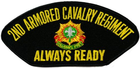 Embroidered Patch - Patches for Women Man -2ND ACR Armored Cavalry Regiment Always Ready Patch - Veteran Owned Business in Saudi Arabia