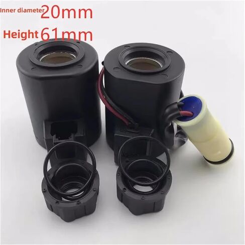 1 قطعة ملف صمام الملف اللولبي من 55/210B/EC240B/EC290B مضخة هيدروليكية القطر الداخلي الداخلي 20 مللي متر الارتفاع 61 مللي متر (DC12V مع الخط) in Kuwait