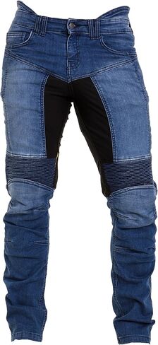 Men’s Motorcycle Riding Demin Jeans Mens Motorbike Adventure Touring Pants Reinforced with Aramid Lining and Protective Pads in Saudi Arabia