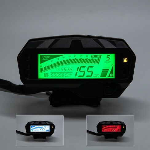 Universal Motorcycle Speedometer Odometer Tachometer RPM Speedometer Digital Speedometer for FZ 2.0 Fz16 Fazer FZ-S V2 Tachometer Gauge Assembly in Saudi Arabia