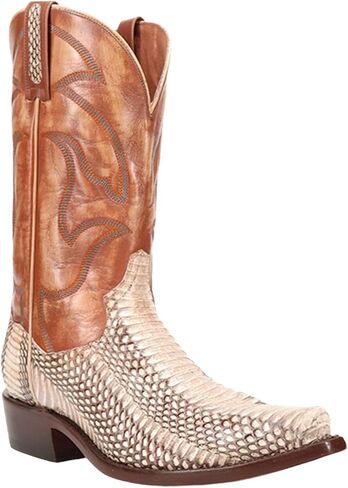 حذاء Dan Post الرجالي Exotic Cobra Western Boot ذو مقدمة قصيرة - Dps1106 in Saudi Arabia