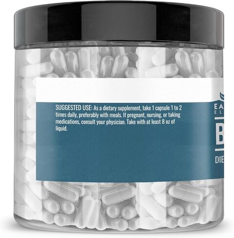 Earthborn Elements Bromelain 200 Capsules, Pure & Undiluted, No Additives in Saudi Arabia