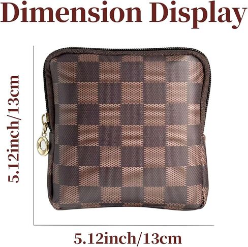 Lady's change pocket bag, a small and portable large-capacity storage bag, for storing banknotes, coins, keys, lipsticks, sanitary napkins in Saudi Arabia