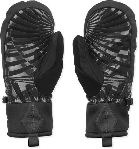 Volcom Men's V.CO Nyle Snowboard Mitts – Waterproof Insulated Mittens Silicone Grip Palm, Space Aloha, Medium in Saudi Arabia