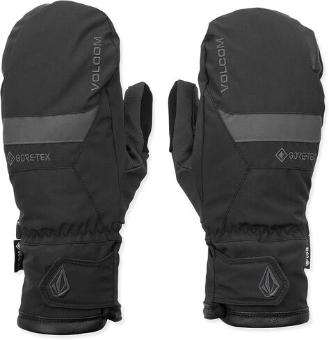 قفازات Volcom للرجال Stay Dry GORE-TEX على الجليد - قفازات معزولة مقاومة للماء بمقبض راحة اليد، أسود، متوسط in Saudi Arabia