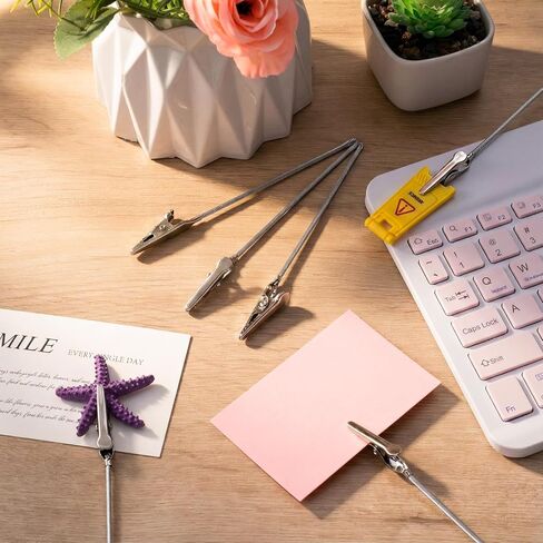 16 Pcs Alligator Metal Roach Clips for Joints, Roach Clips for Crafts, Telescopic Long Tailed Blunt Holder for Photo, Pictures (Metal, 4.72 Inch / 120MM) in Kuwait