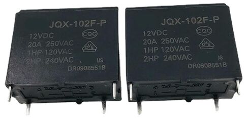 HF102F- JQX-102F-P -12VDC/24VDC 4-pin 20A مكيف الهواء سخان المياه التتابع (JQX/HF102F-P-12VDC) in Kuwait