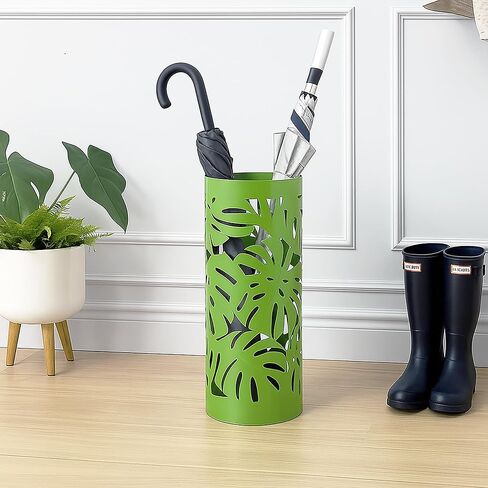 حامل مظلة بأوراق شجر مستديرة من مانجو ستيم، أخضر in Kuwait