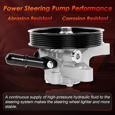 مضخة توجيه كهربائية مناسبة لهوندا Accord-3.0L V6 2003-2007، Acura MDX-3.5L V6 2003-2006 مع بكرة تحل محل 21-5349 96-5349 in Kuwait