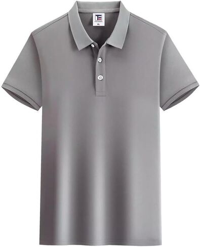 Men's Summer Casual Short-Sleeved Collared Shirt - Sweat-Wicking, Breathable, Cool, Quick-Drying in Saudi Arabia