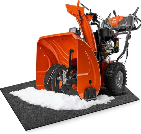 حصيرة منفاخ الثلج، حصيرة انسكاب الزيت الماصة، سجادة أرضية المرآب مقاس 6.6 × 8.5 قدم أسفل السيارة، حصيرة تسرب تسرب وسادات الزيت مع دعم للطقس، قابلة لإعادة الاستخدام، قابلة للغسل، تحمي الأرضية، سجادة صيانة عالية الامتصاص in Kuwait