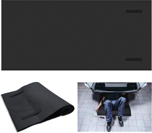 Rolling Creeper Mat, Foldable Under Car Repair Mat with Storage Bag, Portable Creeper Pad for Low Clearance, All Car Models & Terrains, Ideal for Garage/Auto Repair/Self-Driving Tour,57"X27"-1Pack in Saudi Arabia