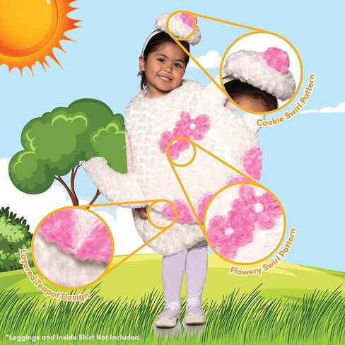 UNDERWRAPS Cute Plush Teapot Toddler Costume - Halloween Costumes for Kids in Saudi Arabia