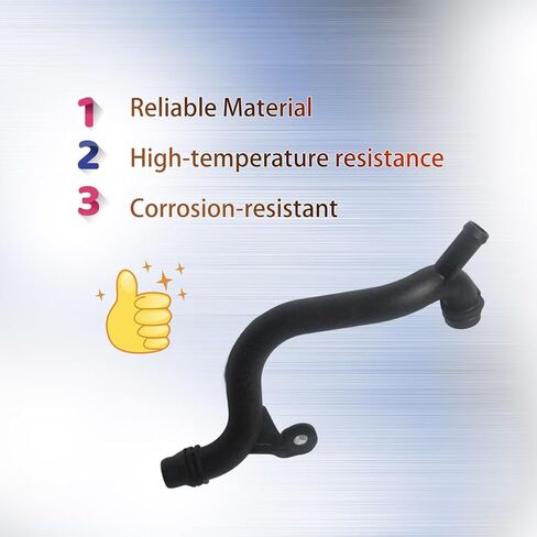 أنبوب موصل المبرد مناسب لسيارة VW AUDI A4/S4 Avant Allroad Quattro A5/S5 Cabriolet Coupe A6/S6 Avant Quattro Q5، خرطوم إرجاع أساسي لسخان المحرك إلى مضخة المياه استبدال 06H121065D in Kuwait