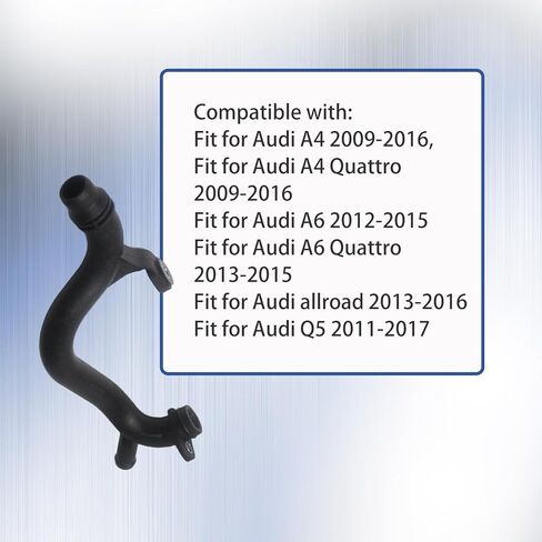 أنبوب موصل المبرد مناسب لسيارة VW AUDI A4/S4 Avant Allroad Quattro A5/S5 Cabriolet Coupe A6/S6 Avant Quattro Q5، خرطوم إرجاع أساسي لسخان المحرك إلى مضخة المياه استبدال 06H121065D in Kuwait
