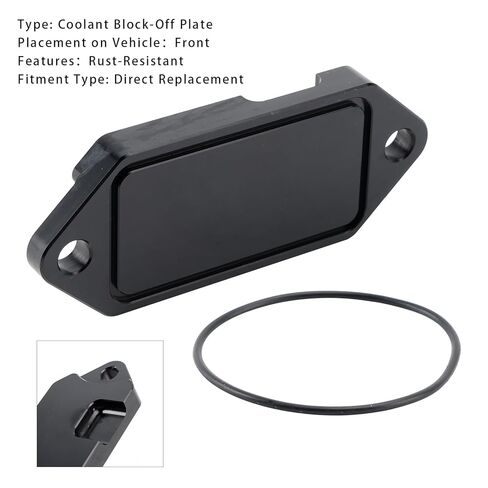 Artudatech Coolant Block-Off Plate with O-Ring Seal DP0402 for Chevy GMC 6.6L Duramax 01-17 in Saudi Arabia