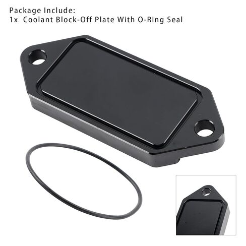 Artudatech Coolant Block-Off Plate with O-Ring Seal DP0402 for Chevy GMC 6.6L Duramax 01-17 in Saudi Arabia