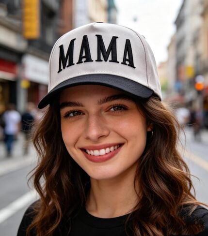 قبعة Mama and Mini Dad - قبعات بيسبول قطنية مطرزة ثلاثية الأبعاد قابلة للتعديل للأباء والأبناء in Kuwait