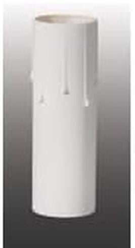 B&P Lamp® 6 Inch Flat White Color Paper Standard Candle Covers in Saudi Arabia
