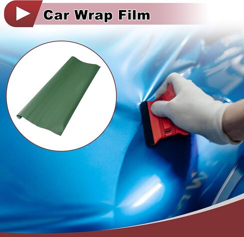 Matte Green Car Wrap Film 244x152cm(8ft x 5ft) Vinyl Wrap Cover 5.5mil PVC 1 Pc Universal in Saudi Arabia