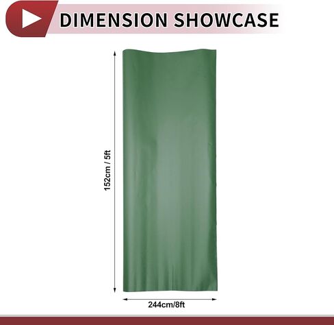 Matte Green Car Wrap Film 244x152cm(8ft x 5ft) Vinyl Wrap Cover 5.5mil PVC 1 Pc Universal in Saudi Arabia