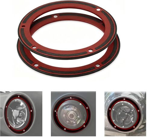 2 Pcs 5 Holes Twin Cam Derby Cover Gasket 25416-99X for Harley Touring Electra Dyna Glide Softail Fatboy FXD 1999-2016 in Saudi Arabia