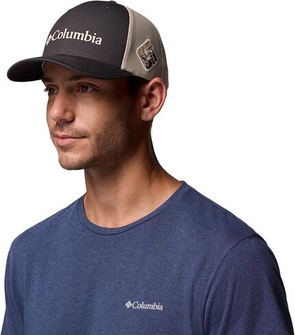 Columbia Unisex Mesh Snap Back, Shark/Dark Stone, One Size in Saudi Arabia