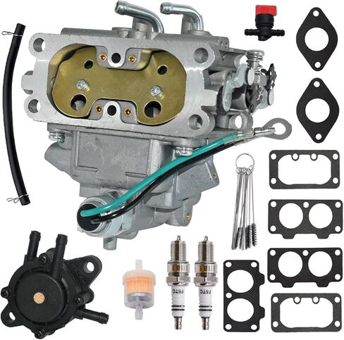 15003-7077 Carburetor Fit for Kawasaki FH601V 19 hp 4 Stroke Engine Replace 15003-7041 Carb With Fuel Pump in Saudi Arabia