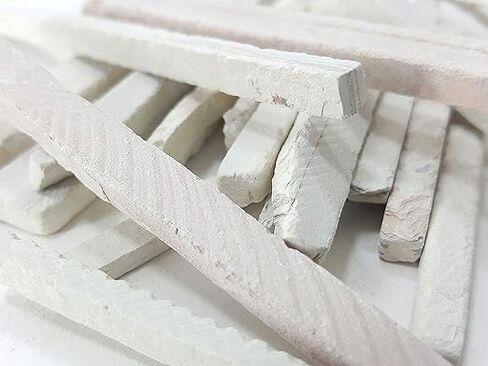 Slaty | Chalk Pencil | Slate Pencil For Drafting | White Tasty Slate Indian Item (80 piece) in Saudi Arabia