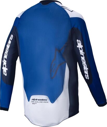 قميص Alpinestars Pro-Dura، مقاس L، أزرق داكن/أزرق ساطع/أبيض in Saudi Arabia