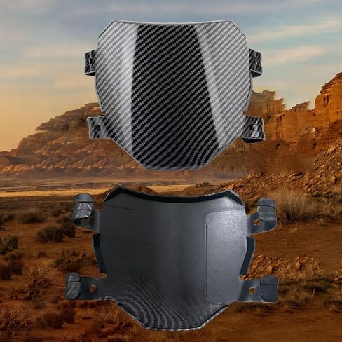 متوافق مع Ridstar Q20، Super 73 S1/S2/Y1/RX، Tuttio Soleil 01، Surron Light Bee X/S، Talaria Sting MX3/MX4/MX5، X160/X260 - لوحة الأرقام الأمامية للدراجة الكهربائية العالمية (نمط ألياف الكربون) in Kuwait