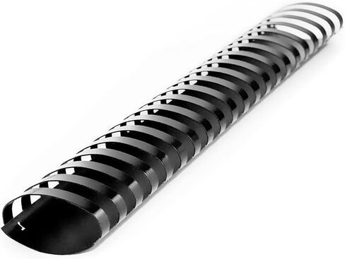 1-1/4-inch Black Plastic Comb Binding Spines Qty 100 32mm 19 Loop in Saudi Arabia