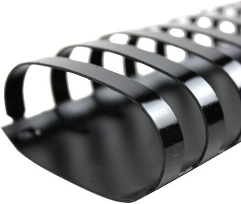 1-1/4-inch Black Plastic Comb Binding Spines Qty 100 32mm 19 Loop in Saudi Arabia