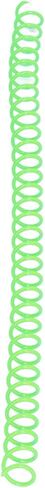 Fdit Plastic Spiral Binding Spines, 20 Pieces 11mm Inner Diameter Long Life ABS 30 Holes Spiral Binding Coils for Work (Green) in Saudi Arabia