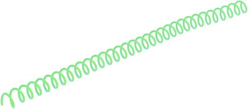 Fdit Plastic Spiral Binding Spines, 20 Pieces 11mm Inner Diameter Long Life ABS 30 Holes Spiral Binding Coils for Work (Green) in Saudi Arabia