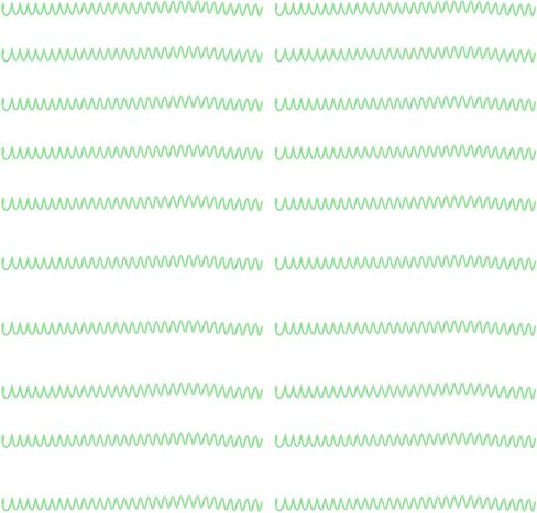 Fdit Plastic Spiral Binding Spines, 20 Pieces 11mm Inner Diameter Long Life ABS 30 Holes Spiral Binding Coils for Work (Green) in Saudi Arabia