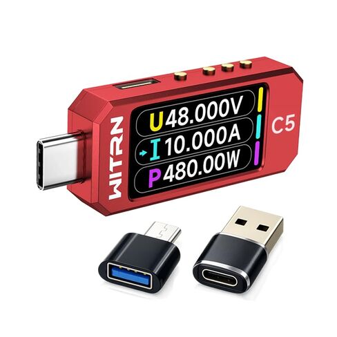 جهاز قياس الطاقة USB PD 3.1 نوع c، جهاز اختبار رقمي متعدد، كاشف الجهد الكهربائي DC 36V 6A PD 2.0/3.0 3.1QC 2.0/3.0/4.0 pps Trigge (C4L(36V)) in Saudi Arabia