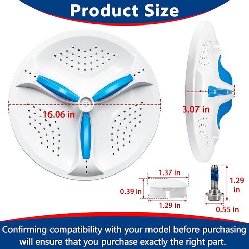 غسالة W10752285 مناسبة لاستبدال Ken-more W10609478 W10723577 W10834904 W10840269 W10885627 W11184042 W11249151 AP5956379 PS10064550 EAP10064550 3452758 in Kuwait