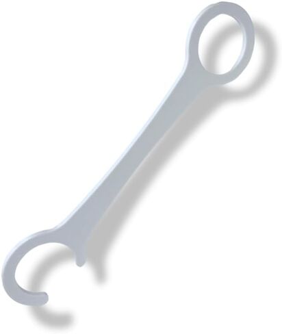 French Door Spacer Holder | Easy to Use French Door Holder | Lets Breeze Flow & Keeps Doors from Flapping in Wind | Made in USA (White, Regular) in Saudi Arabia