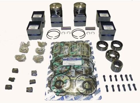 Rareelectrical Standard Ficht Powerhead Rebuild Kit Compatible With Johnson/Evinrude 6 Cyl 3.854 Bore Ficht 3.3 Liter 200-250Hp 2000-2005 By Part Numbers 100-134-10 in Saudi Arabia