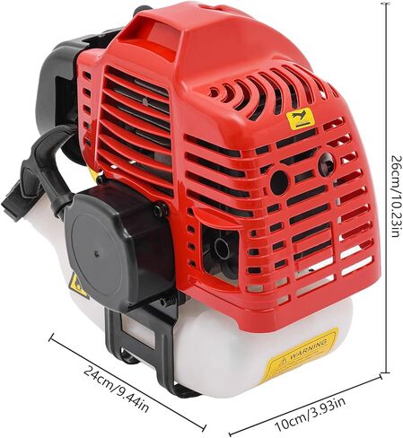 43CC Two-Stroke Engine 1.25Kw Power 8500-9200RPM Hand-Pull Start for Garden Equipment Tools with 0.32 Gallon Fuel Tank and Efficient Air Cooling System in Kuwait